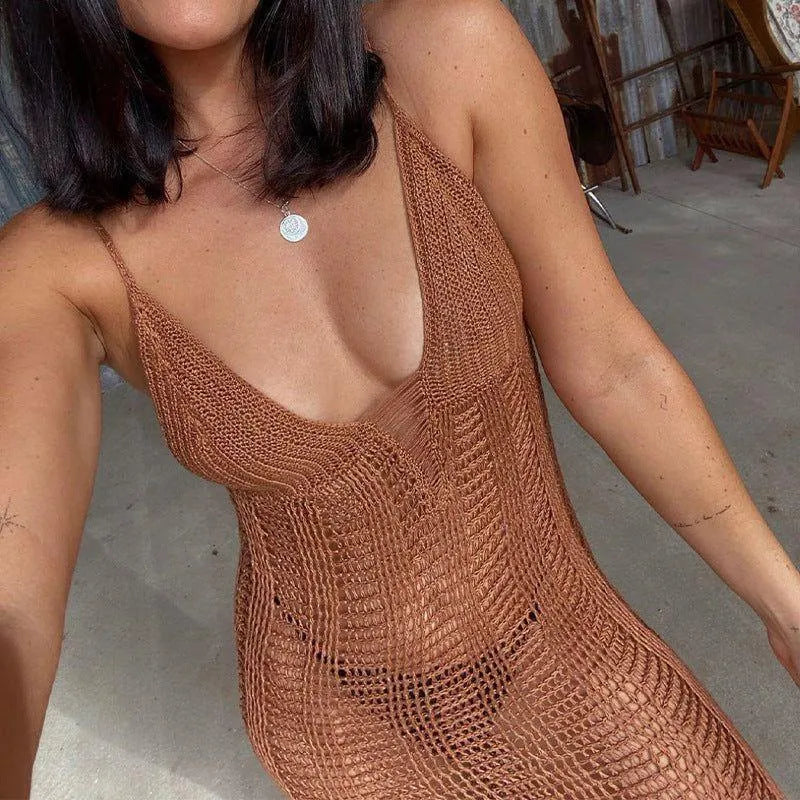 LB | Iris Mesh Cover-Up Maxi Dress