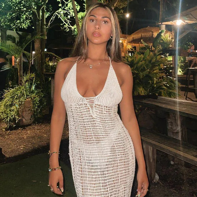 LB | Iris Mesh Cover-Up Maxi Dress