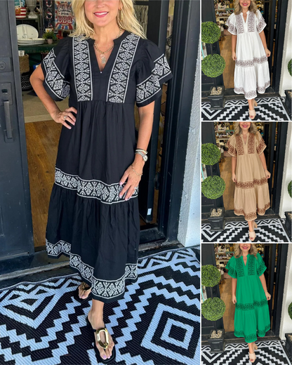 LB | Sukienka maxi boho
