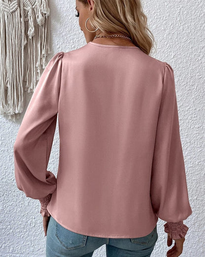 AS | Elegancka gładka bluzka