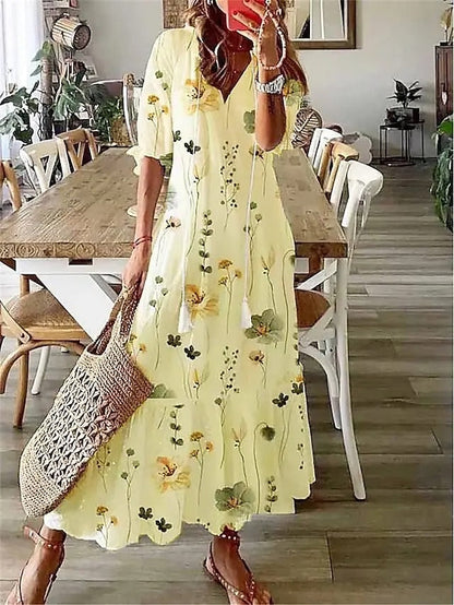 AS | Elegancka letnia sukienka maxi