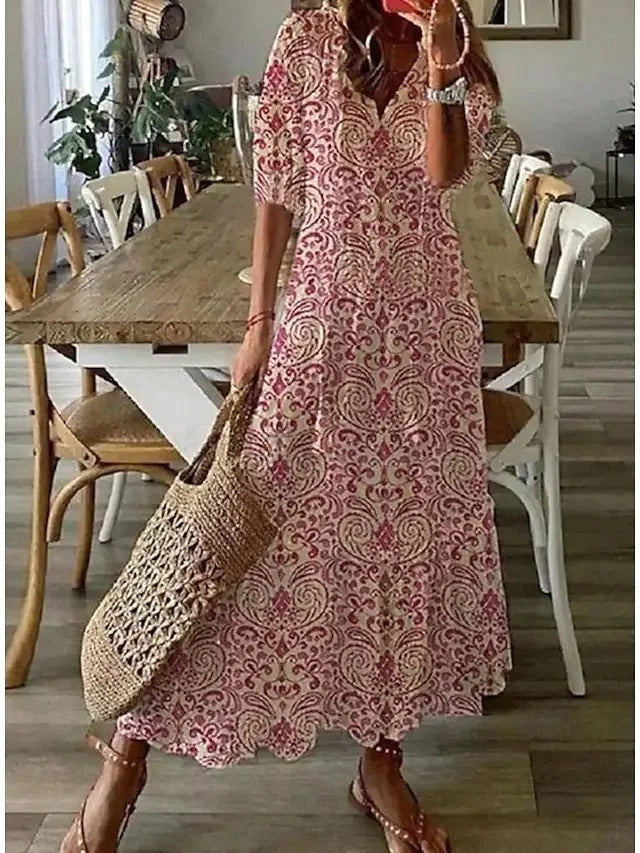 AS | Elegancka letnia sukienka maxi