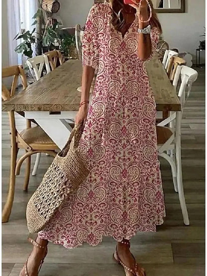 AS | Elegancka letnia sukienka maxi
