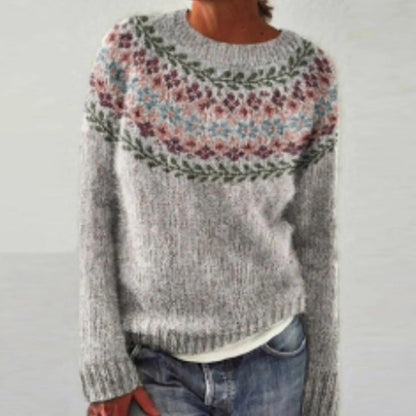 AS | Sweter z dzianiny colorblock z rękawami w paski