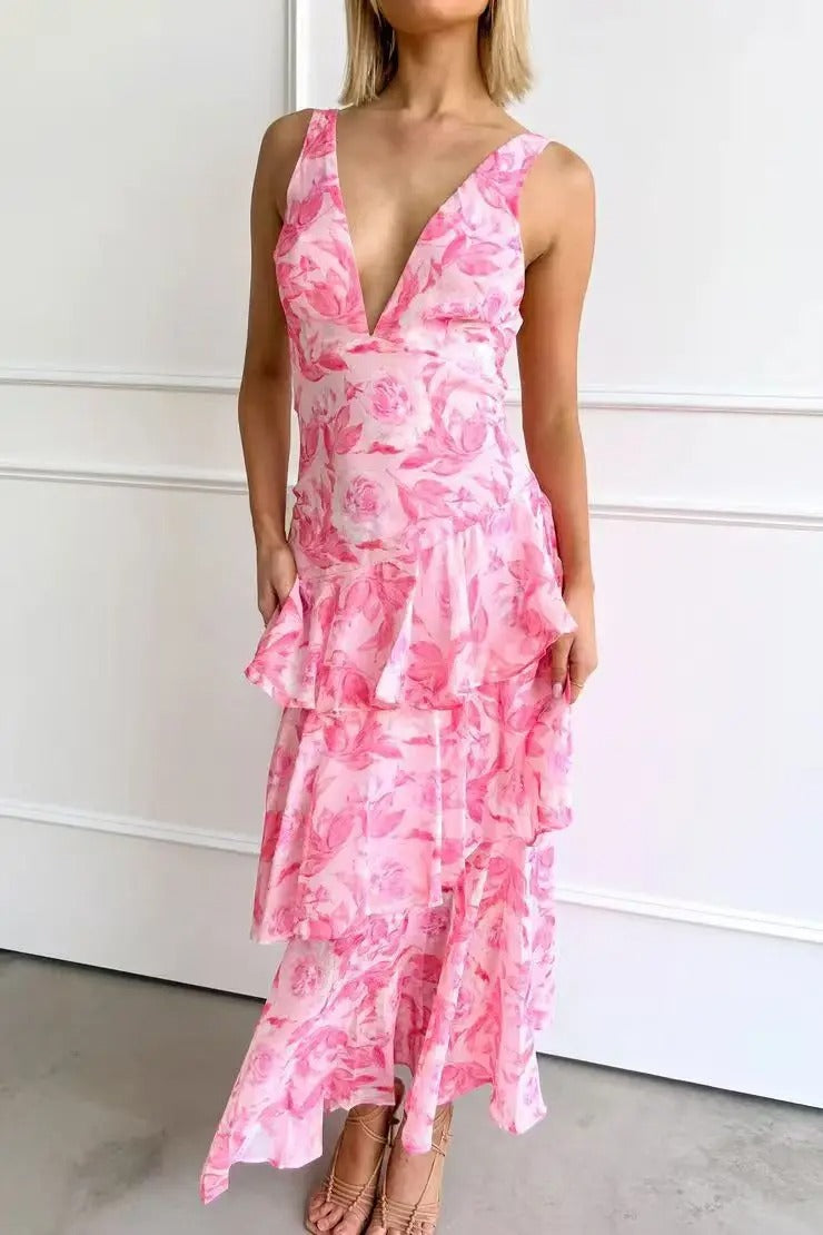 LB | Elegancka sukienka maxi dla letniego stylu bez wysiłku