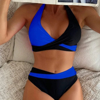 AS | Seksowne bikini bez pleców z paskiem na krzyż