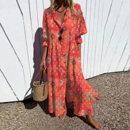 AS | Klasyczna sukienka boho maxi