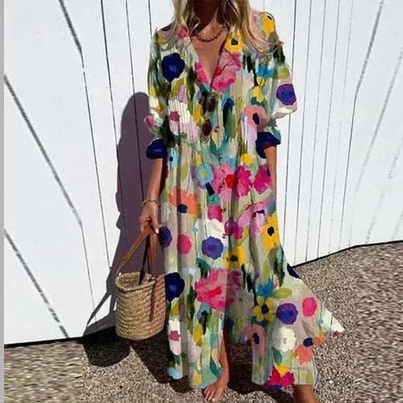 AS | Klasyczna sukienka boho maxi