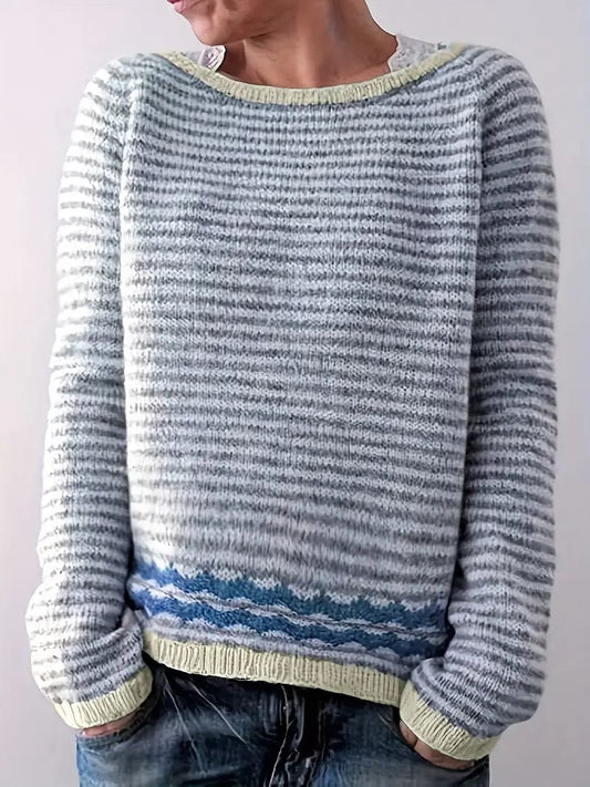 AS | Damski sweter w paski