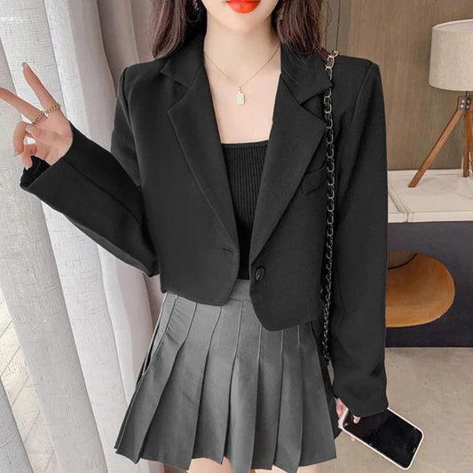 AS | Fashion Cropped Blazer Jacket