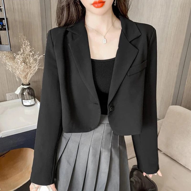 AS | Fashion Cropped Blazer Jacket