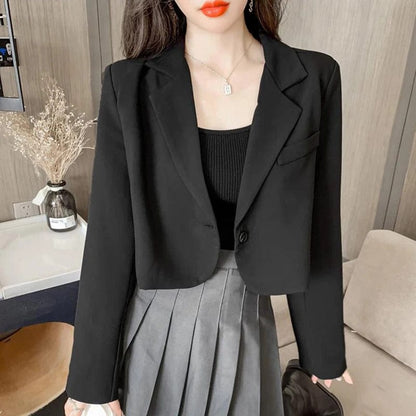 AS | Fashion Cropped Blazer Jacket