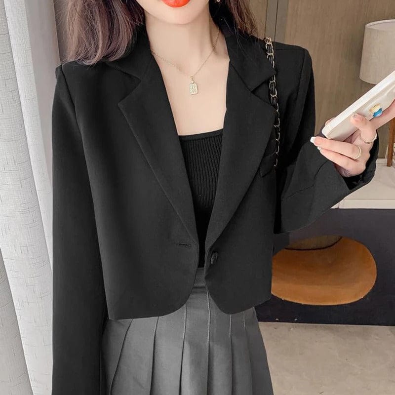 AS | Fashion Cropped Blazer Jacket