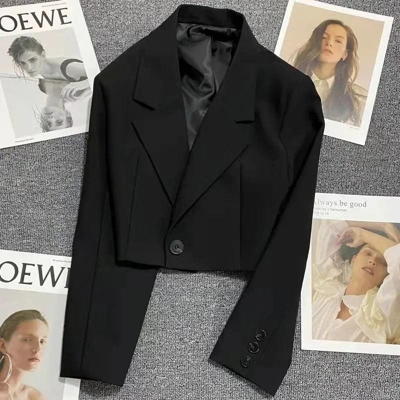 AS | Fashion Cropped Blazer Jacket