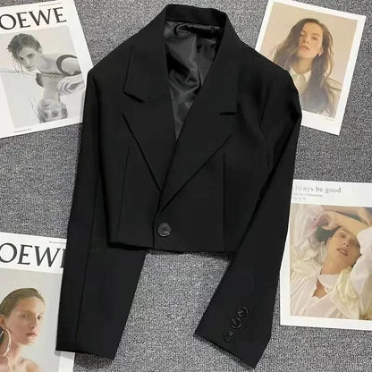 AS | Fashion Cropped Blazer Jacket
