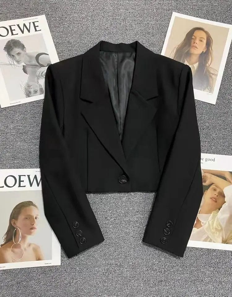 AS | Fashion Cropped Blazer Jacket