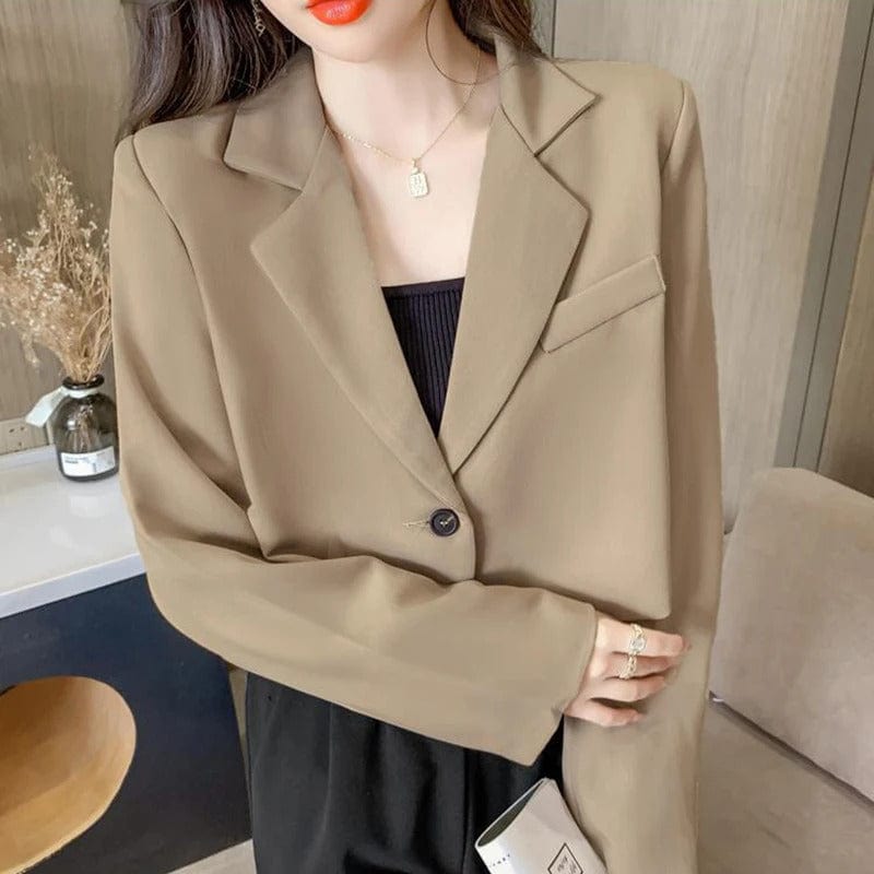 AS | Fashion Cropped Blazer Jacket