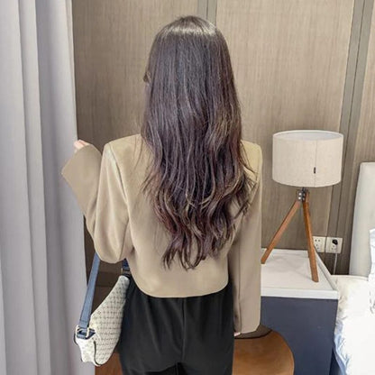 AS | Fashion Cropped Blazer Jacket