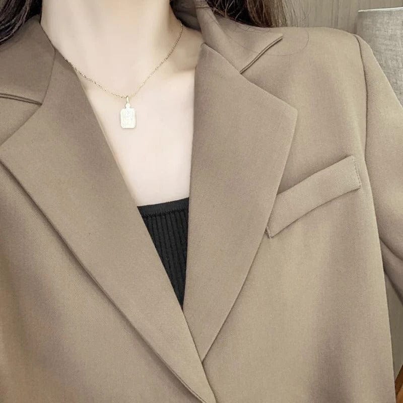 AS | Fashion Cropped Blazer Jacket