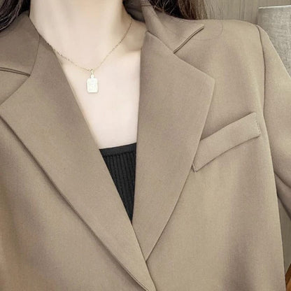 AS | Fashion Cropped Blazer Jacket