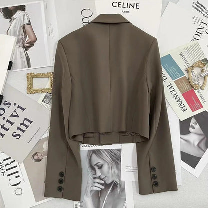 AS | Fashion Cropped Blazer Jacket