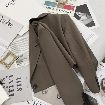 AS | Fashion Cropped Blazer Jacket