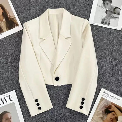 AS | Fashion Cropped Blazer Jacket