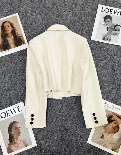 AS | Fashion Cropped Blazer Jacket