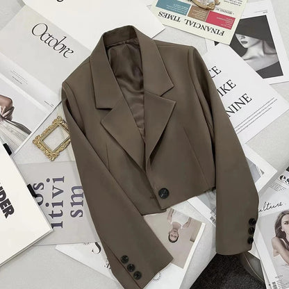 AS | Fashion Cropped Blazer Jacket