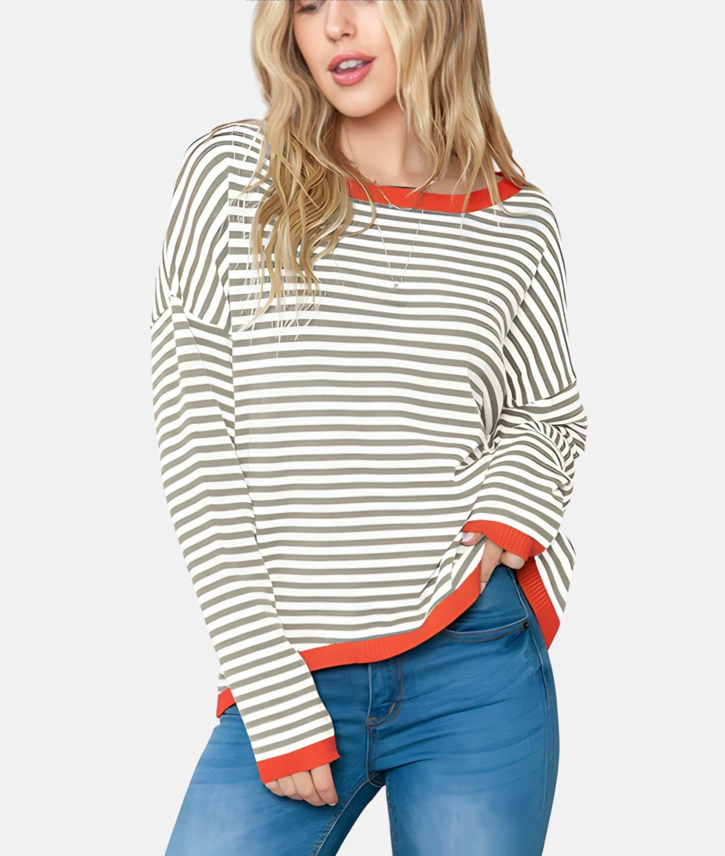 AS | Sweter w paski