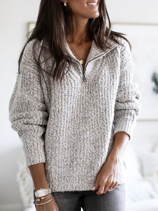 LB | Dopasowany i elegancki sweter zimowy