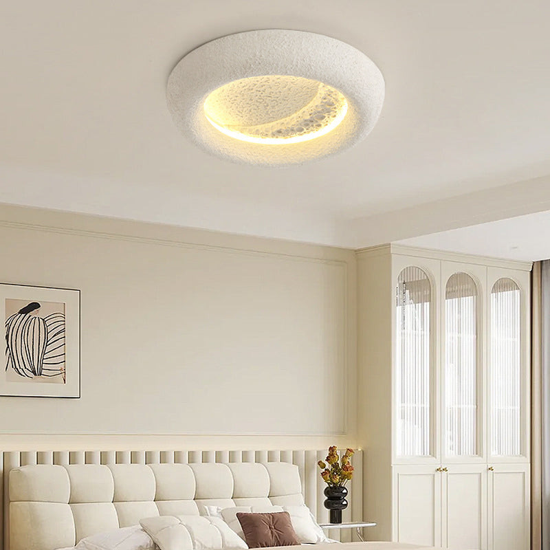 LuxeGlow | Elegancki okrągły kinkiet z żywicy