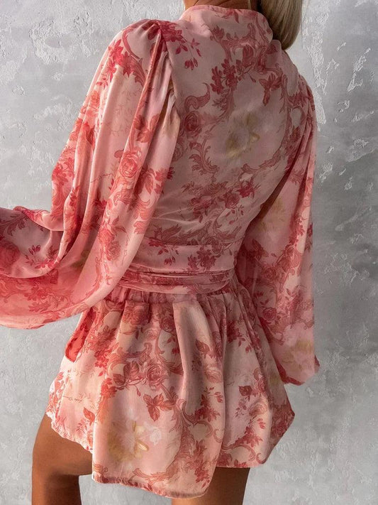 LB | Damski kombinezon z nadrukiem w stylu boho