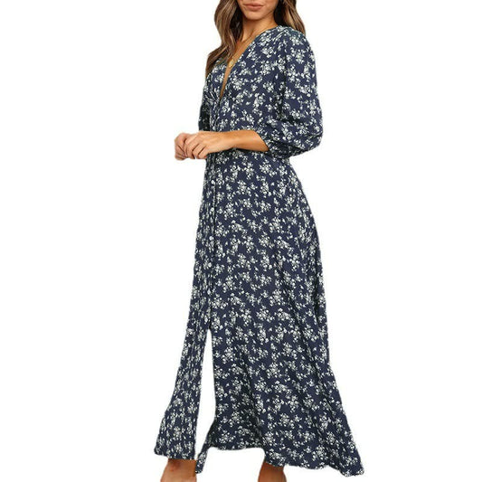 LB | Elegancka, zwiewna sukienka maxi dla kobiet
