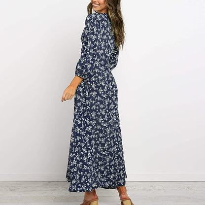 LB | Elegancka, zwiewna sukienka maxi dla kobiet