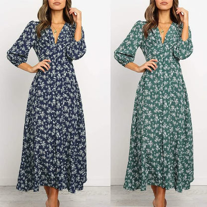 LB | Elegancka, zwiewna sukienka maxi dla kobiet