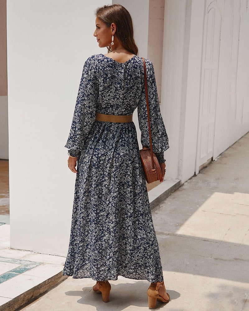 LB | "Nadin" Elegancka sukienka maxi