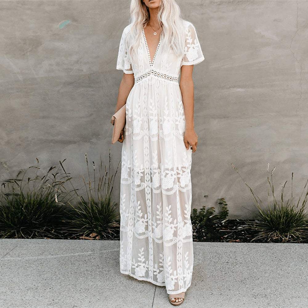 LB | Elegancka i wygodna sukienka maxi