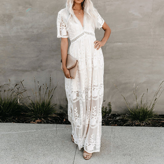 LB | Elegancka i wygodna sukienka maxi