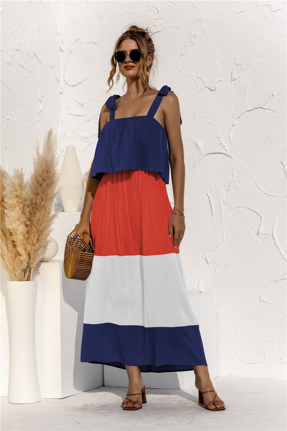 LB | "Kayla" Elegancka sukienka maxi