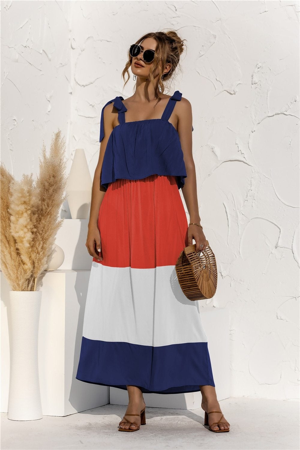 LB | "Kayla" Elegancka sukienka maxi