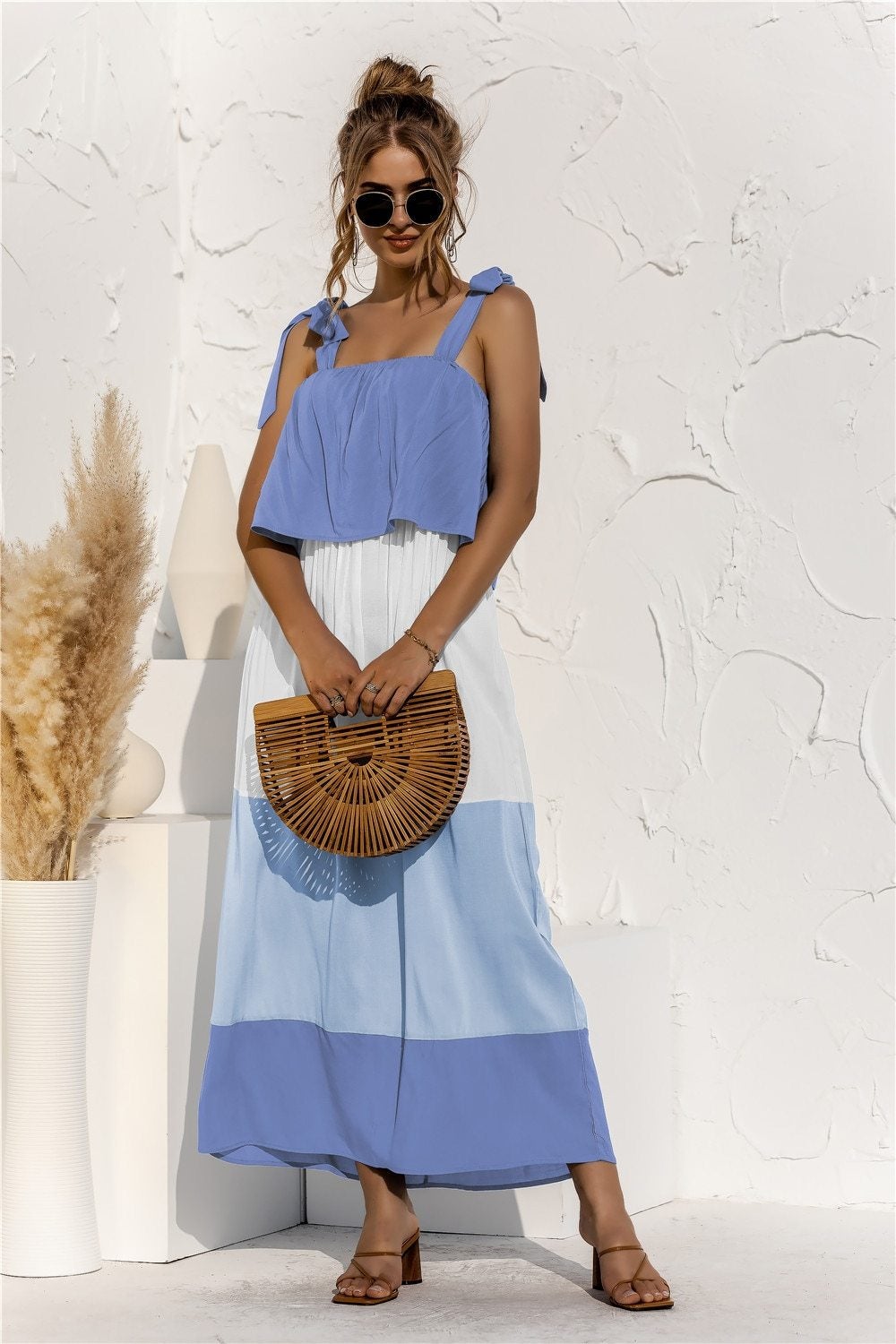 LB | "Kayla" Elegancka sukienka maxi