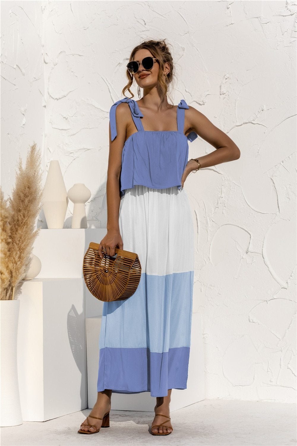 LB | "Kayla" Elegancka sukienka maxi