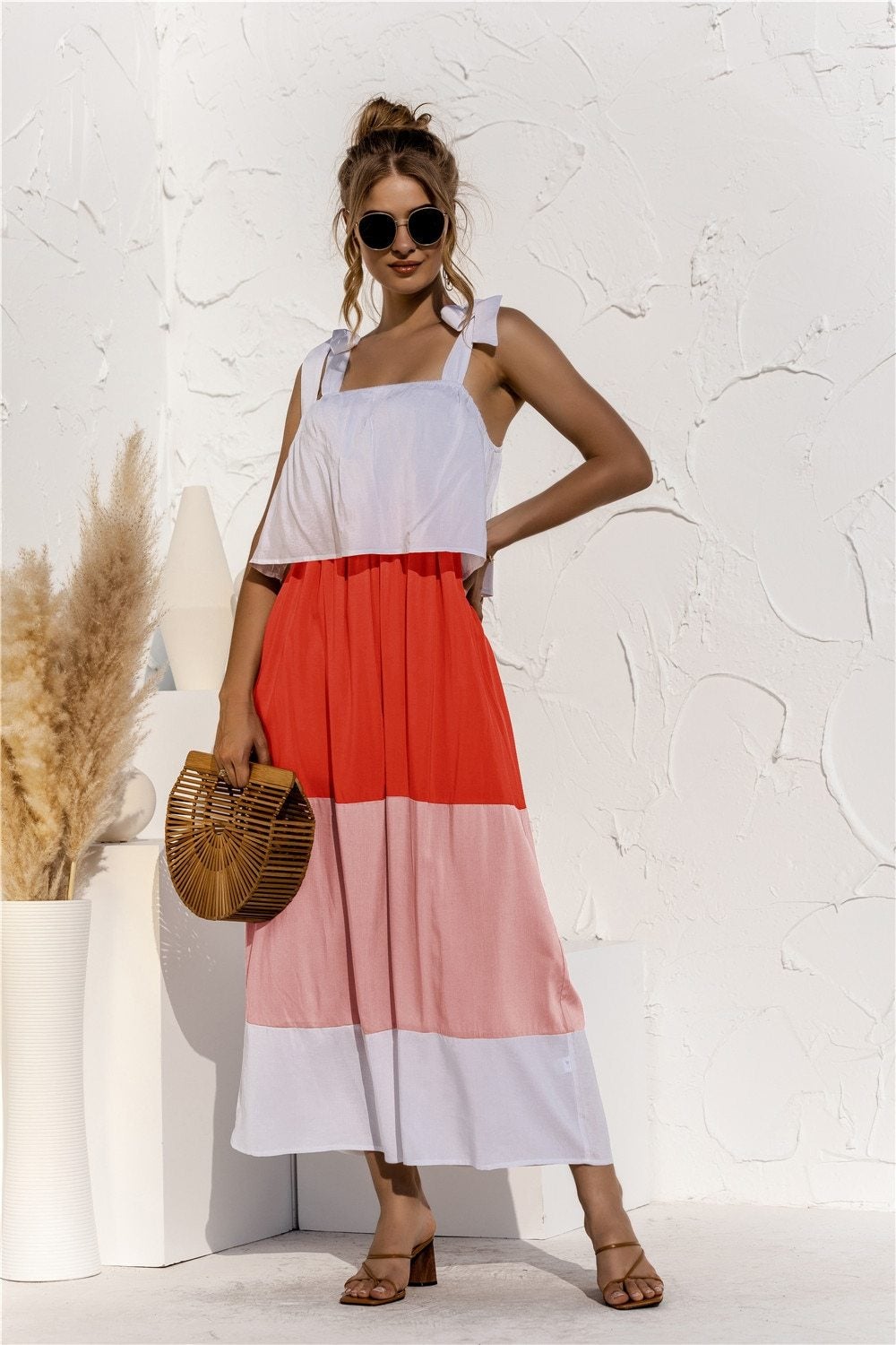 LB | "Kayla" Elegancka sukienka maxi