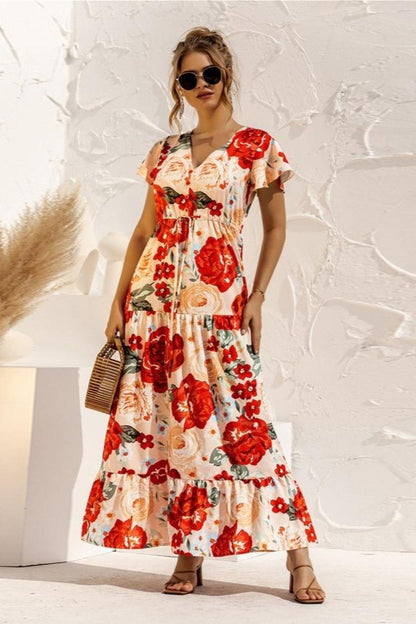 LB | "Kailani" Elegancka designerska sukienka maxi