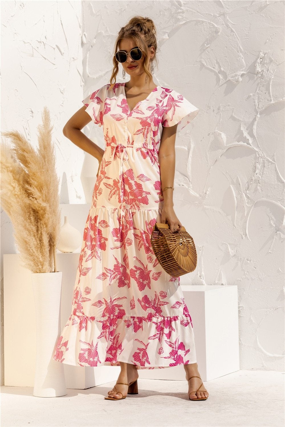 LB | "Kailani" Elegancka designerska sukienka maxi