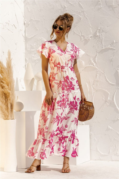 LB | "Kailani" Elegancka designerska sukienka maxi