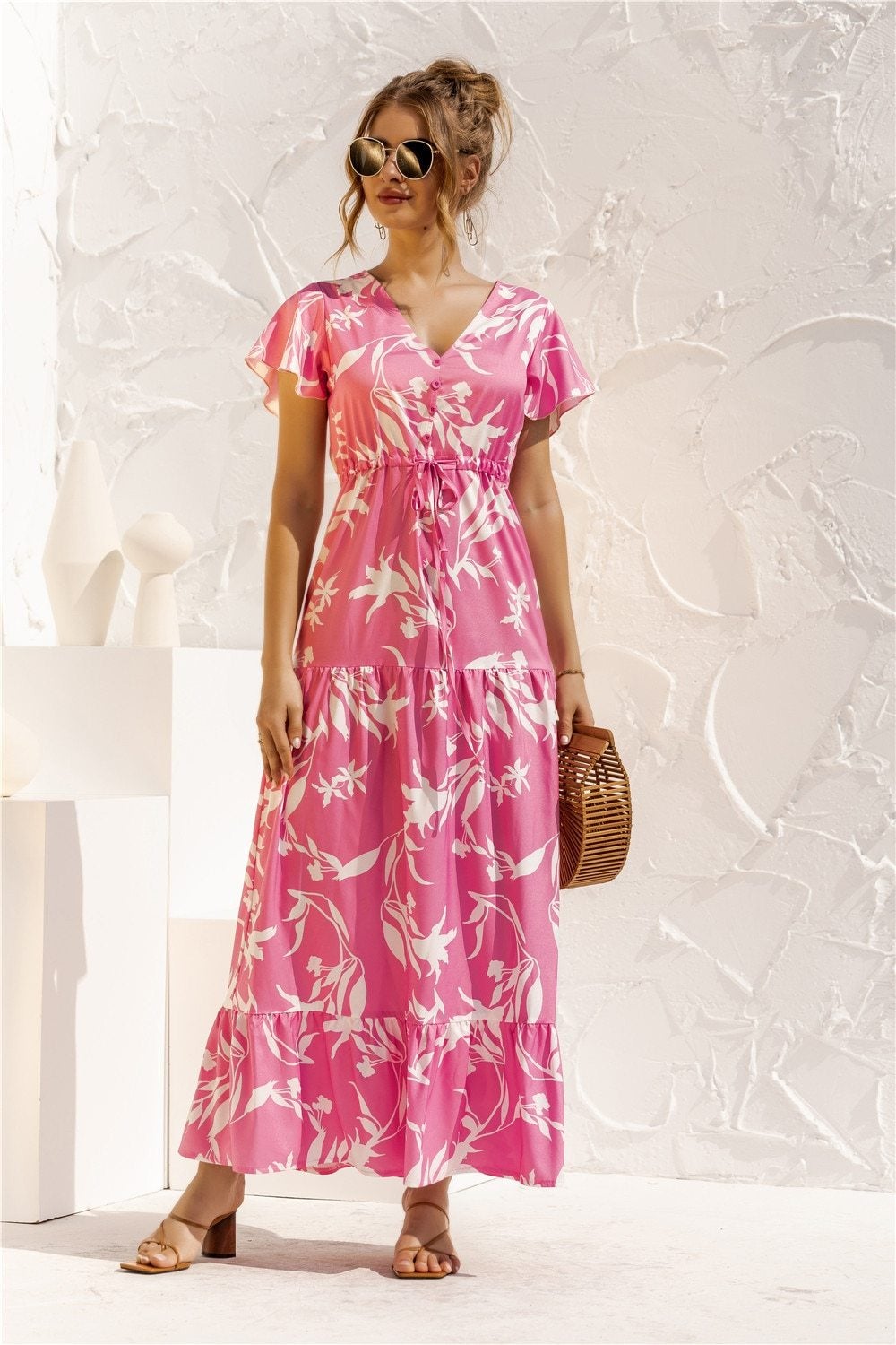LB | "Kailani" Elegancka designerska sukienka maxi