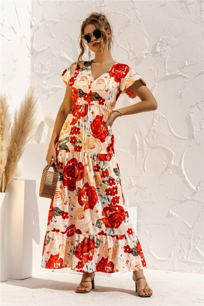 LB | "Kailani" Elegancka designerska sukienka maxi