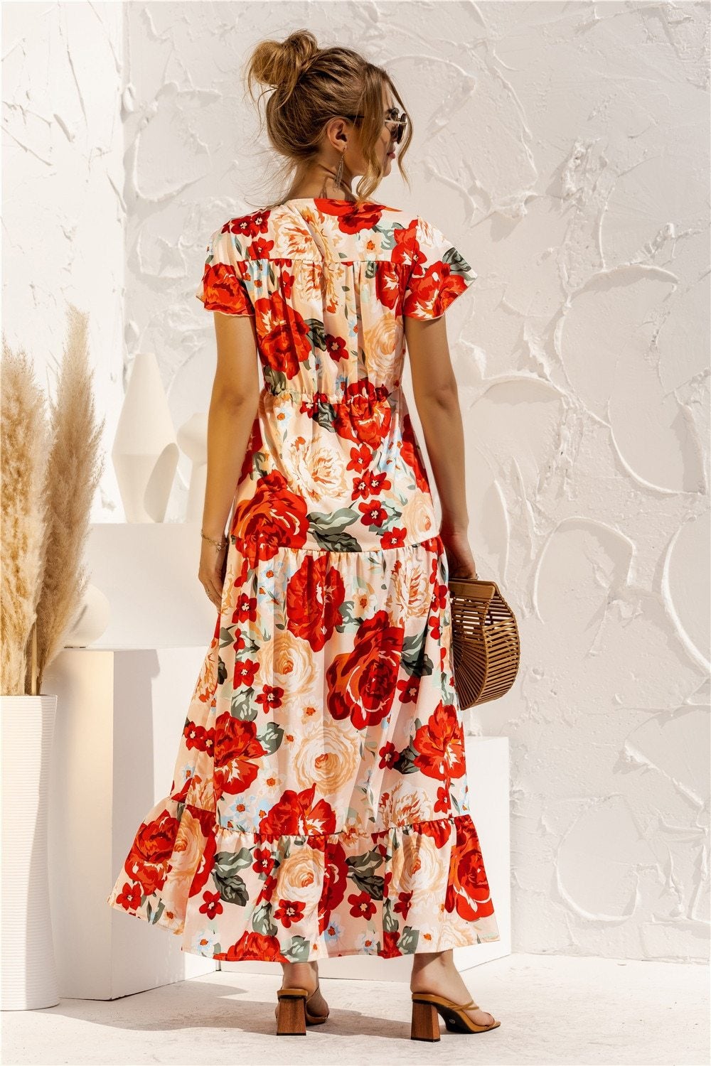 LB | "Kailani" Elegancka designerska sukienka maxi
